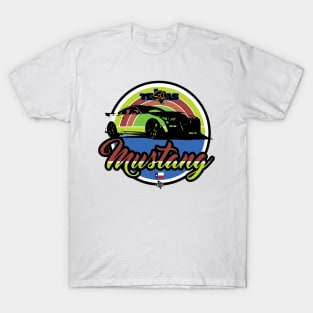 Texas Style Mustang Green T-Shirt